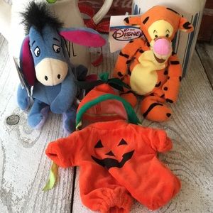 Set of 2 Disney Beanbags and Halloween Costume